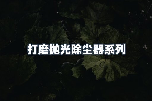 打磨抛光除尘器